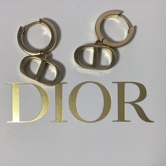 Dior Gold Hoop Earrings - Picture 4 of 4